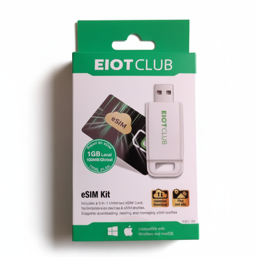 EIOTCLUB 世界eSIMツールキット カードリーダーとeSIMカードのセット